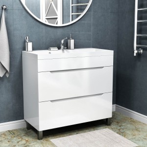 Тумба 90н (умывальник Madera Classica) ручка Верона