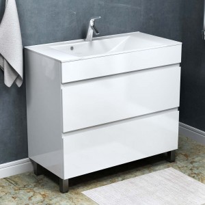 Тумба 90н (умывальник Madera Milen 900) ручка Мира