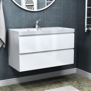 Тумба 90п (умывальник Madera Classica 900) ручка Мира